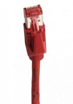 10488375 - Cat6 Patchkabel 250MHz 25m rot, 2xRJ45 Hirose TM21, Draka UC900
