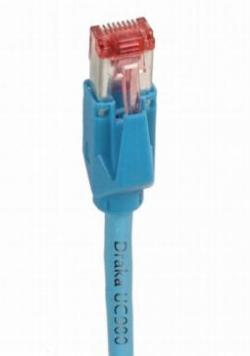 10488410 - Cat6 Patchkabel 250MHz 1m blau, 2xRJ45 Hirose TM21, Draka UC900