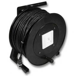 10588804 - Cat6a Netzwerkkabel 90m Kabeltrommel, schwarz