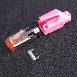 Hirose TM21 Stecker magenta