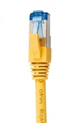 12088410 - Premium Patchkabel Cat6A 500MHz 1m gelb S/FTP UL approbiert, Testprotokoll