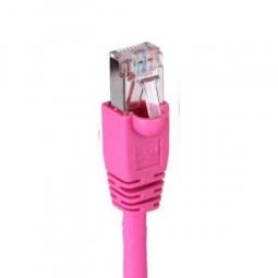 13888901 - Patchkabel Cat6 doppelt geschirmt (S/FTP) 0,25m magenta halogenfrei