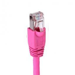 13888935 - Patchkabel Cat6 doppelt geschirmt (S/FTP) 4m magenta halogenfrei